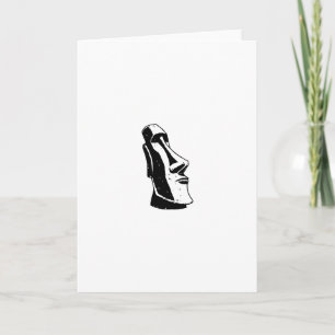 Cartes Pour Fêtes Annuelles Tête d'île de Pâques