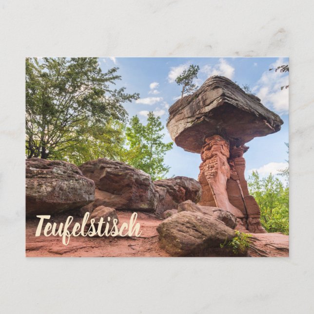 Cartes Pour Fêtes Annuelles Teufelstisch Hinterweidenthal Pfalz Allemagne cade (Devant)