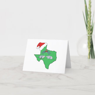 Cartes Pour Fêtes Annuelles Texas Mistletoe