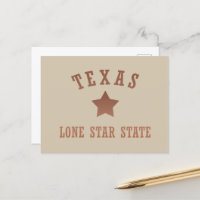 Texas vintage l'état étoile solitaire