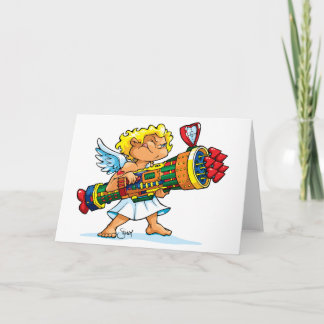 Cartes Pour Fêtes Annuelles Texte de Card_Rambo Cupid_No de Sevigny_Valentine