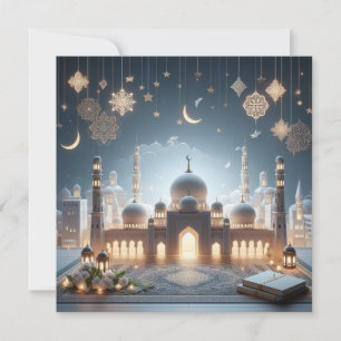 Cartes Pour Fêtes Annuelles Texte de vœux personnalisable pour l'Eid Moubarak