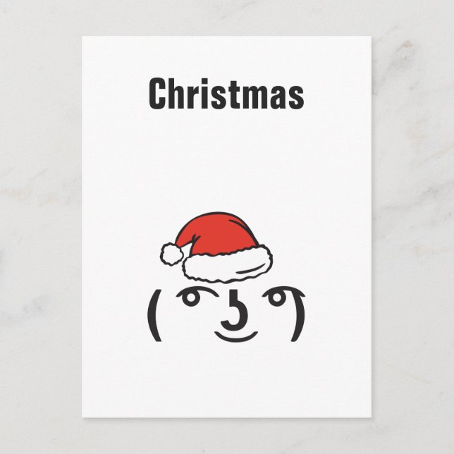 Cartes Pour Fêtes Annuelles Texte fait sur commande de Memes Troll Emoji de (Devant)