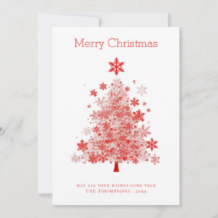 Cartes Pour Fêtes Annuelles Texte minimaliste Joyeux Noël moderne