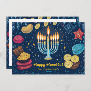 Cartes Pour Fêtes Annuelles Texte personnalisé Festival des lumières :