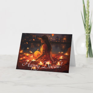 Cartes Pour Fêtes Annuelles Texte personnalisé 🤩 Happy Diwali