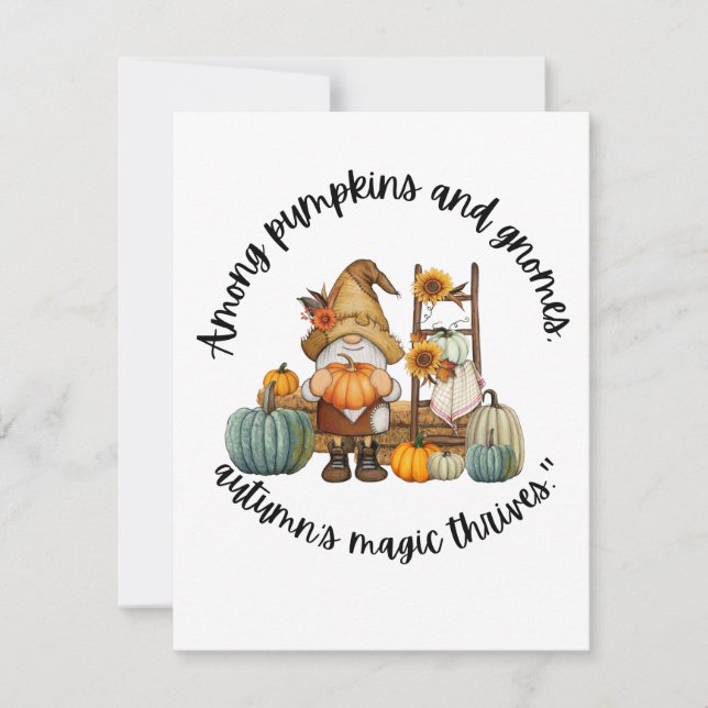 Cartes Pour Fêtes Annuelles thanksgiving (Devant)