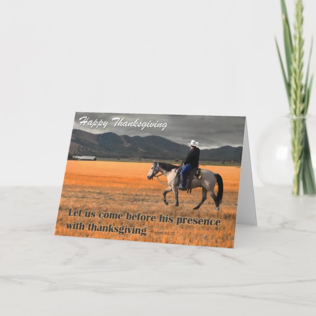 CARTES POUR FÊTES ANNUELLES THANKSGIVING 7 (Devant)