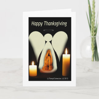 Cartes Pour Fêtes Annuelles Thanksgiving Angel