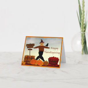 Cartes Pour Fêtes Annuelles Thanksgiving au stand de la ferme B&B