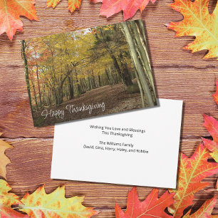 Cartes Pour Fêtes Annuelles Thanksgiving Autumn Folift Photo
