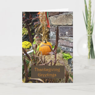Cartes Pour Fêtes Annuelles Thanksgiving Bounty