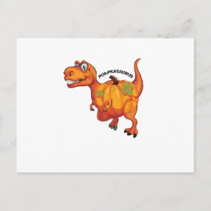 Cartes Pour Fêtes Annuelles Thanksgiving de Pumpkasaurus Halloween de