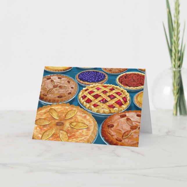 Cartes Pour Fêtes Annuelles Thanksgiving doux (Devant)