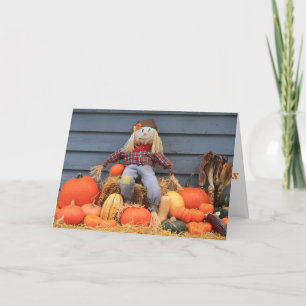 Cartes Pour Fêtes Annuelles Thanksgiving Greeting Card