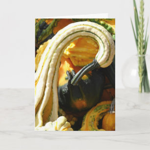 Cartes Pour Fêtes Annuelles Thanksgiving Pour Un Ami, Gourds