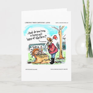 Cartes Pour Fêtes Annuelles Thanksgiving Turkey Living Will Drôle Cadeaux & Ca