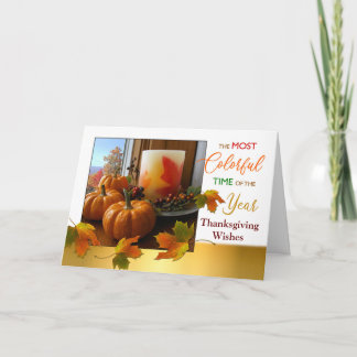 Cartes Pour Fêtes Annuelles Thanksgiving Wives Most Colorful Time of the Year