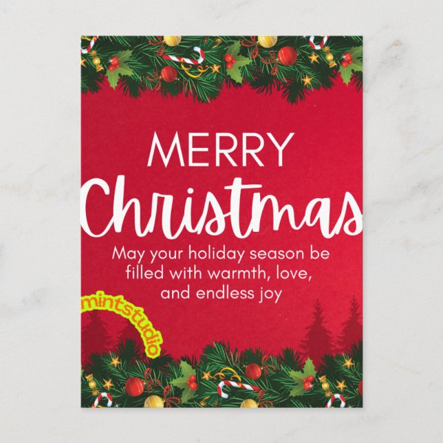 Cartes Pour Fêtes Annuelles Thanku card (Devant)