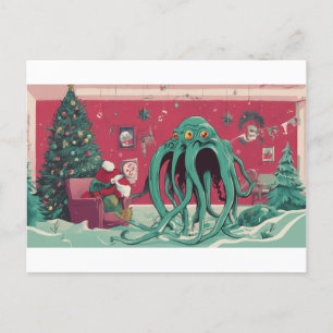 Cartes Pour Fêtes Annuelles The Cthulhu Spirits of Christmas