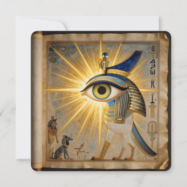 Cartes Pour Fêtes Annuelles The Egyptian Eye´6 (Devant)