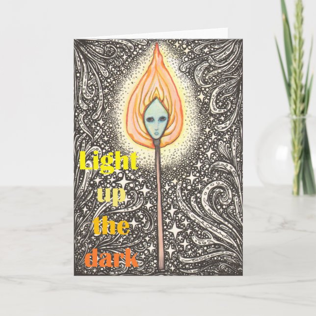 Cartes Pour Fêtes Annuelles The Little Matchstick Girl Winter Solstice Card (Devant)