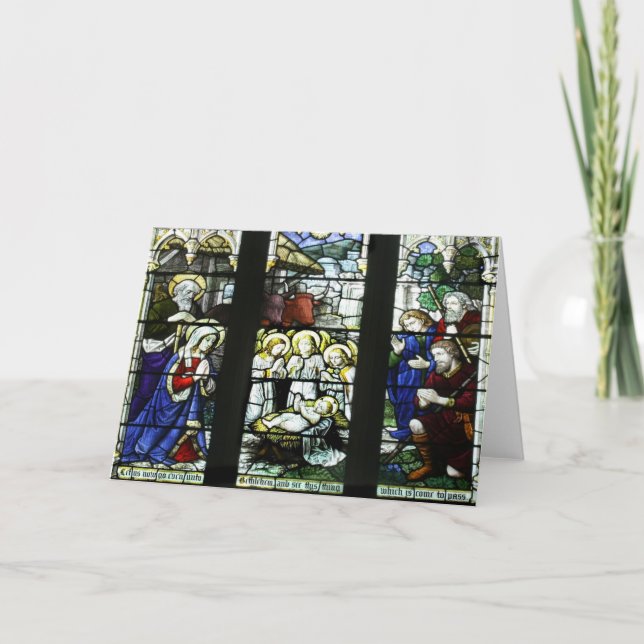 Cartes Pour Fêtes Annuelles The Nativity (Devant)