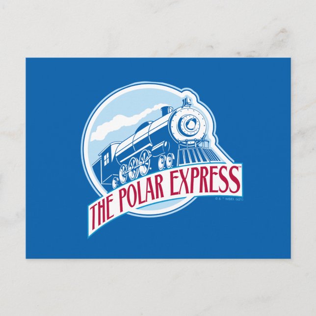 Cartes Pour Fêtes Annuelles The Polar Express | Badge de train (Devant)