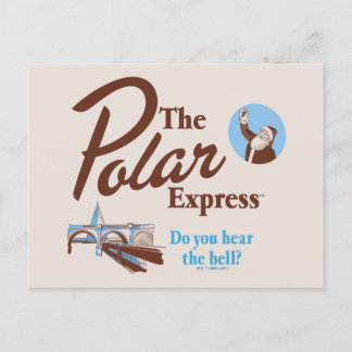 Cartes Pour Fêtes Annuelles The Polar Express | "Entendez-Vous La Cloche" Rétr