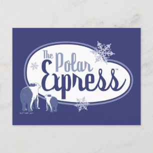 Cartes Pour Fêtes Annuelles The Polar Express   Graphisme Rétro Ours Polaires