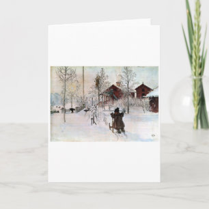 Cartes Pour Fêtes Annuelles The Yard and Wash House, Carl Larsson