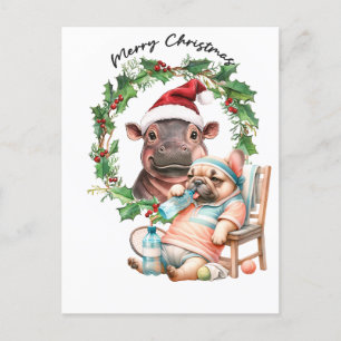 Cartes Pour Fêtes Annuelles Thème de Noël de tennis