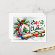 Thème de Noël du baseball