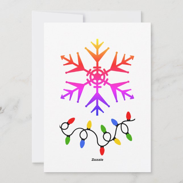 Cartes Pour Fêtes Annuelles Thème de vacances : C'est la saison pour être joye (Dos)