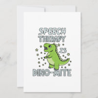 Thérapie de la parole est Dino-Mate Thérapeute Pun
