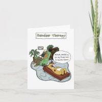 Thérapie des rennes de Noël | Drôle Caricature de