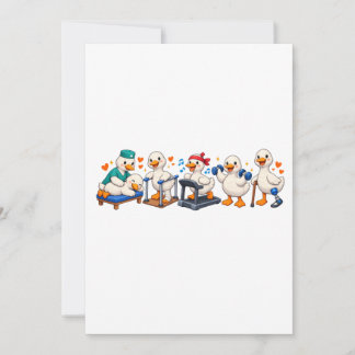 Cartes Pour Fêtes Annuelles Thérapie physique Silly Goose , Physiothérapeute