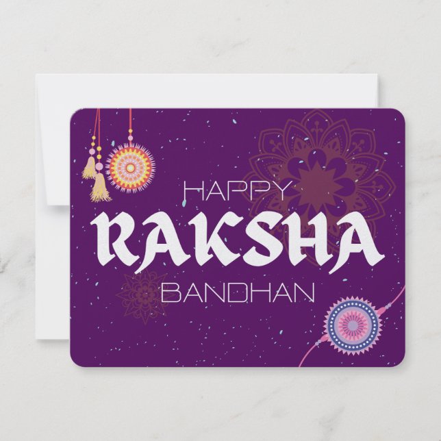 Cartes Pour Fêtes Annuelles Threads of Love – Raksha Bandhan Celebration (Devant)