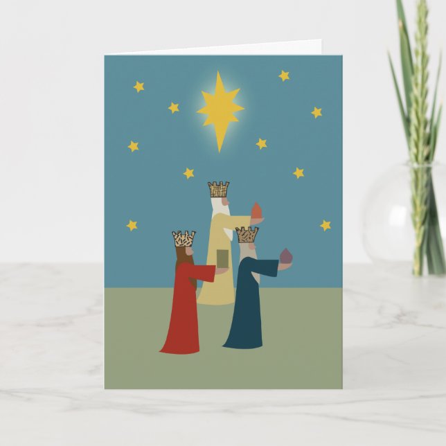 Cartes Pour Fêtes Annuelles three_kings (Devant)