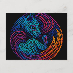 Cartes Pour Fêtes Annuelles Thylacine Dream - L'art numérique dynamique dans l