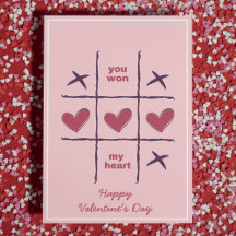 Tic-Tac-Toe Funny Saint Valentin