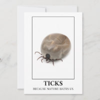 Ticks Parce Que La Nature Nous Hait - Parasite Fun