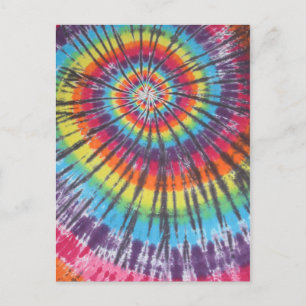 Cartes Pour Fêtes Annuelles Tie Tee Dye