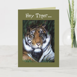 Cartes Pour Fêtes Annuelles Tigre Valentine
