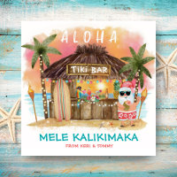 Tiki Beach Coucher de soleil tropical Mele Kalikim