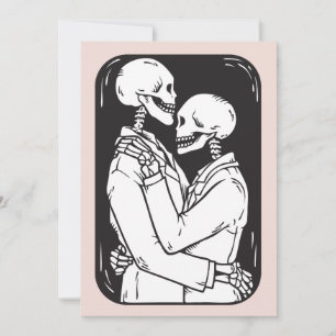 Cartes Pour Fêtes Annuelles Til Death Skeleton Heureuse Sainte-Valentin
