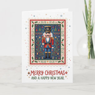 Cartes Pour Fêtes Annuelles Timbre Casse-Noisette Vintage Joyeux Noël