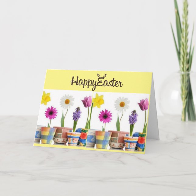 CARTES POUR FÊTES ANNUELLES TIME TO SING AND CELEBATE FRIENDS AT **EASTER** (Devant)