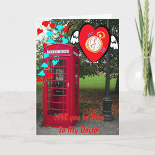 Cartes Pour Fêtes Annuelles Time Traveller Valentine