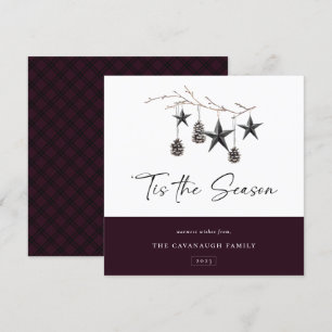 Cartes Pour Fêtes Annuelles 'Tis Season Cosy Nature Holiday Card